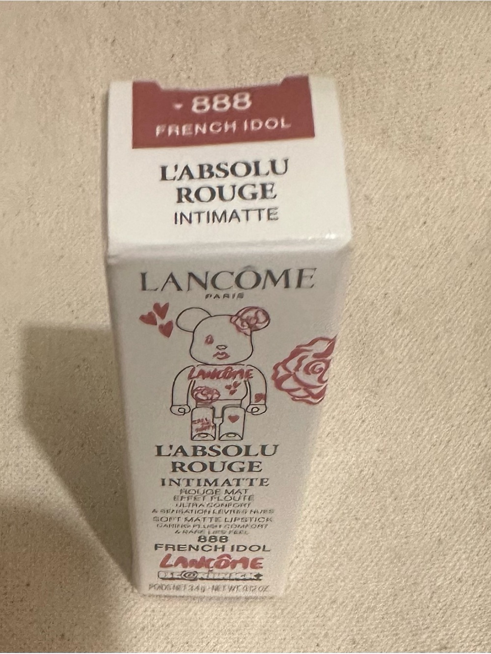 Lancôme L'Absolu Rouge Intimatte Lipstick 888 French Idol - Rose Pink